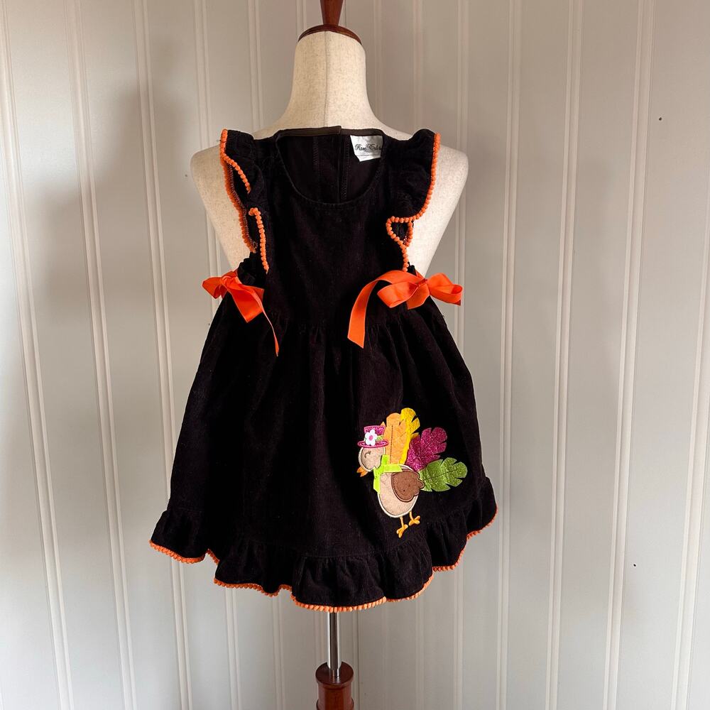 Vintage 90s Toddler Girls Corduroy Dress 4T